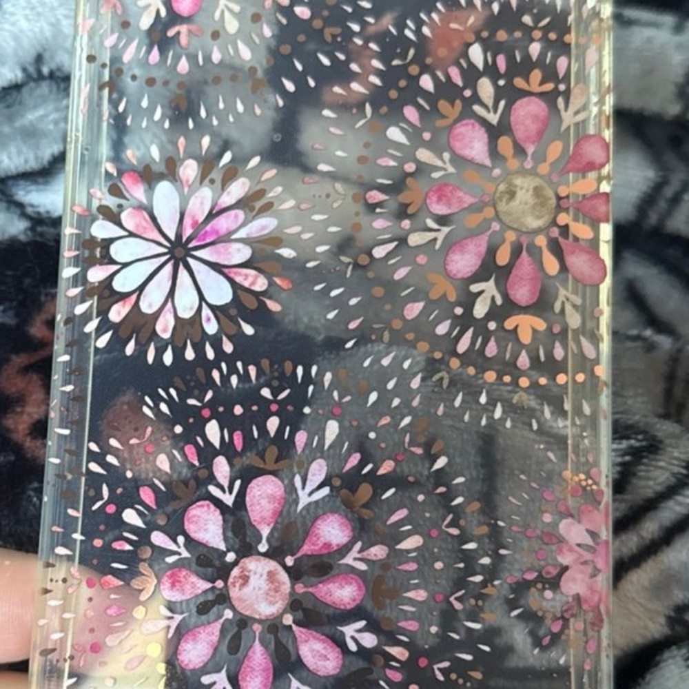 Elegant Floral Clear iPhone 12 Case